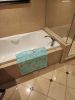 Westie in Bathtub Bath Towel Large Oversized Plush Fitness Body Towel, Ultra Soft Absorbent Quick Drying, 42"L x 24"W